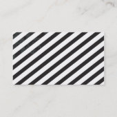 シンプルBUSINESS CARD :: はっきりした spot black 名刺 (裏面)