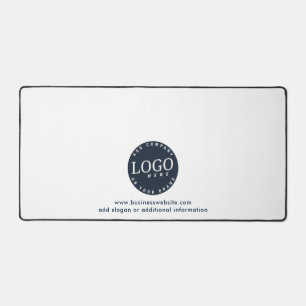 シンプルBusiness LogoミニマリストOfficeカスタム デスクマット