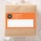 シンプルBusiness Logo郵送ラベル ラベル (インサイチュ)