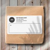 シンプルBusiness Logo郵送ラベル ラベル