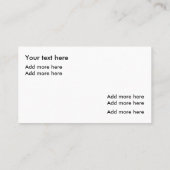 シンプルBusiness Logo Online Business Cardテンプレート 名刺 (裏面)