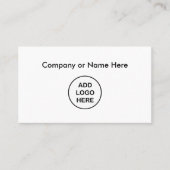 シンプルBusiness Logo Online Business Cardテンプレート 名刺 (正面)
