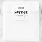 シンプルCandle製品ラベルモダンミニマル スクエアシール (バッグ)