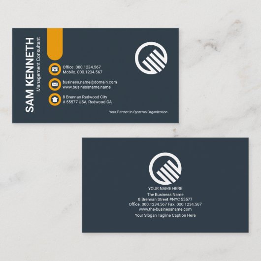 シンプルCEO創設者 名刺 (正面/裏面)