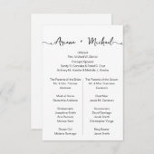 シンプルChicカスタム Entourageリス結婚ト エンクロージャーカード (正面/裏面)