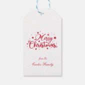 シンプルChristmas ギフトタグ (裏面)