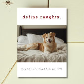 シンプルChristmas Dogのいけな写真をおもしろい定義 シーズンカード