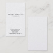 シンプルClean Consultant Business Card 名刺 (正面/裏面)