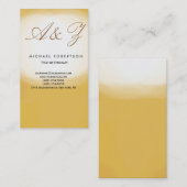 シンプルClean Consultant Business Card 名刺 (正面/裏面)