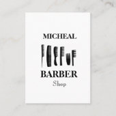シンプルClean Cut理容師 名刺 (正面)