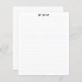 シンプルClean Minimalist行がパーソナライズさ点々のあるれる (正面/裏面)