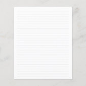 シンプルClean Minimalist行がパーソナライズさ点々のあるれる (裏面)