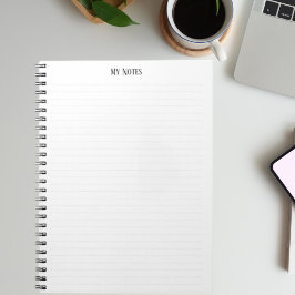 シンプルClean Minimalist行がパーソナライズさ点々のあるれる ノートブック