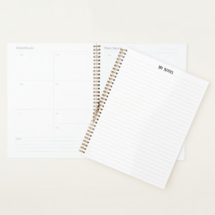 シンプルClean Minimalist行がパーソナライズさ点々のあるれる プランナー手帳