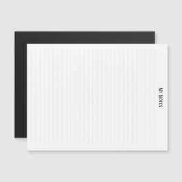 シンプルClean Minimalist行がパーソナライズさ点々のあるれる マグネット招待状