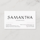 シンプルClean Shapeロゴモダン 名刺 (正面)