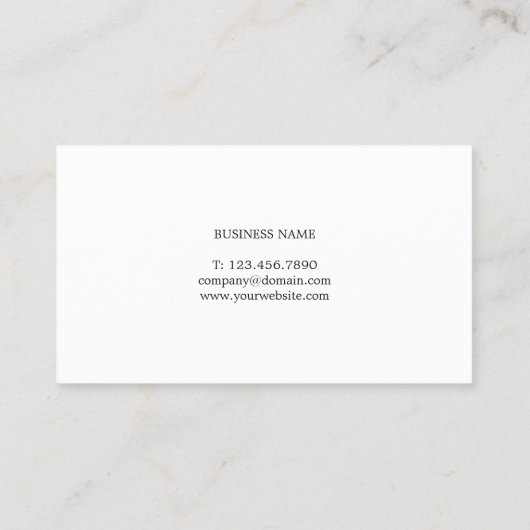 シンプルClean Texture White弁護士 名刺 (裏面)