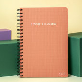 シンプルCleaning Apricot Texture Weekly Personal プランナー手帳