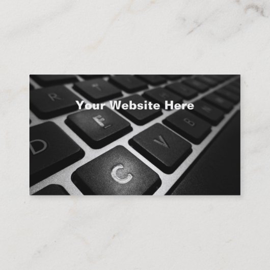 シンプルComputers名刺 名刺 (裏面)