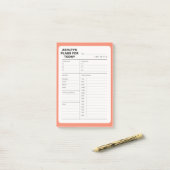 シンプルDailyプランナーメモ帳 ポストイット (デスク上)