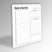 シンプルDaily Scheduleメモ帳 ノートパッド