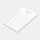 シンプルDoリストに名前を追加 ポストイット (アングル)