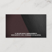 シンプルDuoトーンテクスチャ 名刺 (裏面)