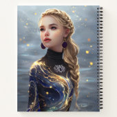 シンプルEthereal Atmosphere Art - Notebook ノートブック (裏面)