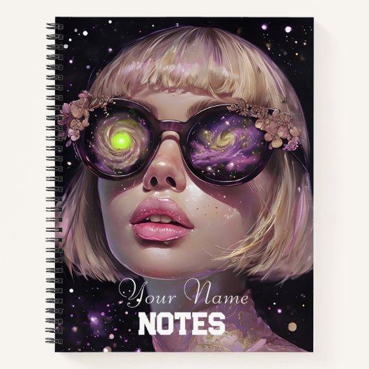 シンプルEthereal Atmosphere Art - Notebook ノートブック (正面)