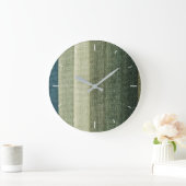 シンプルFabricテクスチャパターン |壁時計 ラージ壁時計 (ホーム)