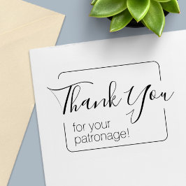 シンプルFrame Thank You セルフインキングスタンプ