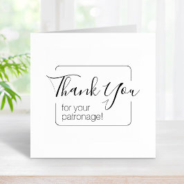 シンプルFrame Thank You ラバースタンプ