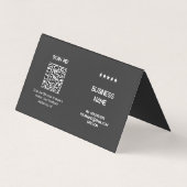 シンプルGoogleレビューカード 名刺 (裏面)