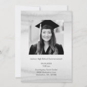 シンプルGRAD Photo Name Year Gradation 案内状 (裏面)