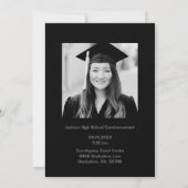 シンプルGRAD Photo Name Year Gradation 案内状 (裏面)