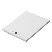 シンプルGray Companyロゴ ノートパッド (回転)