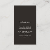 シンプルGRAY GREEN回路基板コンピュータの修復 名刺 (裏面)