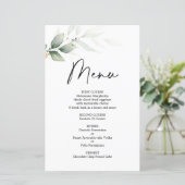 シンプルGreeneryのメ結婚ニューカード (スタンド正面)