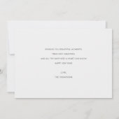 シンプルHappy New Yearフォトカード シーズンカード (裏面)