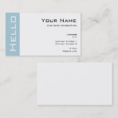 シンプルHello名刺 名刺 (正面/裏面)