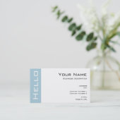 シンプルHello名刺 名刺 (スタンド正面)