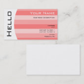 シンプルHello名刺 名刺 (正面/裏面)