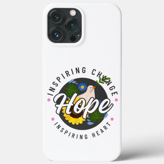 シンプルHopeのインスパイアiPhone 13 Pro最大ケース Case-Mate iPhoneケース (裏面)