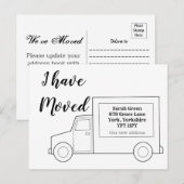 シンプルIが移動 案内ポストカード (正面/裏面)