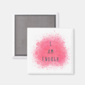 シンプルIインスパイアは肯定引用文 マグネット (正面/裏面)