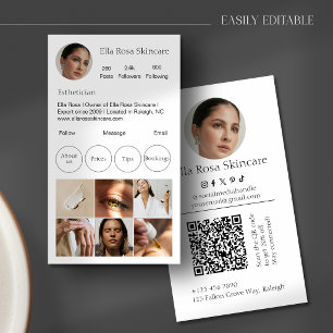 シンプルInstagram名刺 名刺