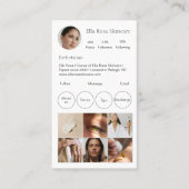 シンプルInstagram名刺 名刺 (正面)