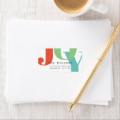 シンプルJOYはっきりしたホリモダンーアドレス ラベル (インサイチュ)