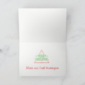 シンプルJOYクリスマスカード シーズンカード (内部)