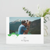 シンプルJoy Photo Christmas Card 招待状 (スタンド正面)